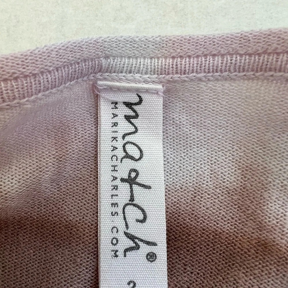 MA+CH Marika Charles Striped Lightweight Sweater Shirt Size 2 Medium - Picture 7 of 8